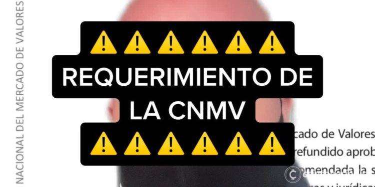 Requerimiento de la CNMV al evento de 29 de septiembre