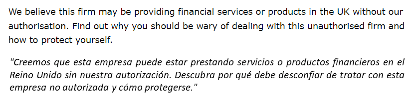 El exchange FTX estaría ofreciendo servicios en Reino Unido sin autorización, según la FCA