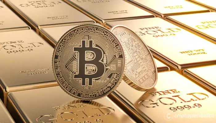 gold bitcoin coins laid on ingots. concept of cryptocurrency and money. 3d image render