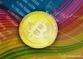 Bitcoin muestra una predicción de precio de 100.000$ en 2025 según gráfico arcoiris