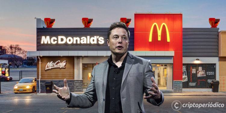 Elon Musk gastaría Dogecoin en McDonald s