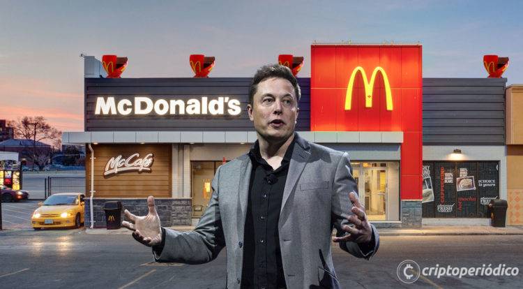 Elon Musk gastaría Dogecoin en McDonald's