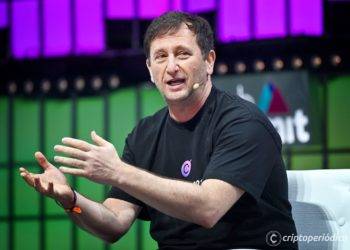 Lisbon , Portugal - 4 November 2021; Alex Mashinsky, Celcius, on Centre Stage during day three of Web Summit 2021 at the Altice Arena in Lisbon, Portugal. (Photo By Piaras Ó Mídheach/Sportsfile for Web Summit via Getty Images)