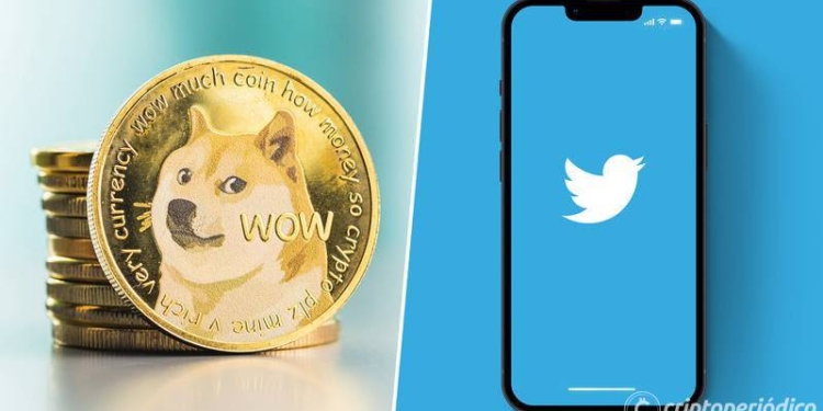 Elon Musk sustituye el logo de Twitter por el de Dogecoin, el precio de DOGE sube más de un 20%