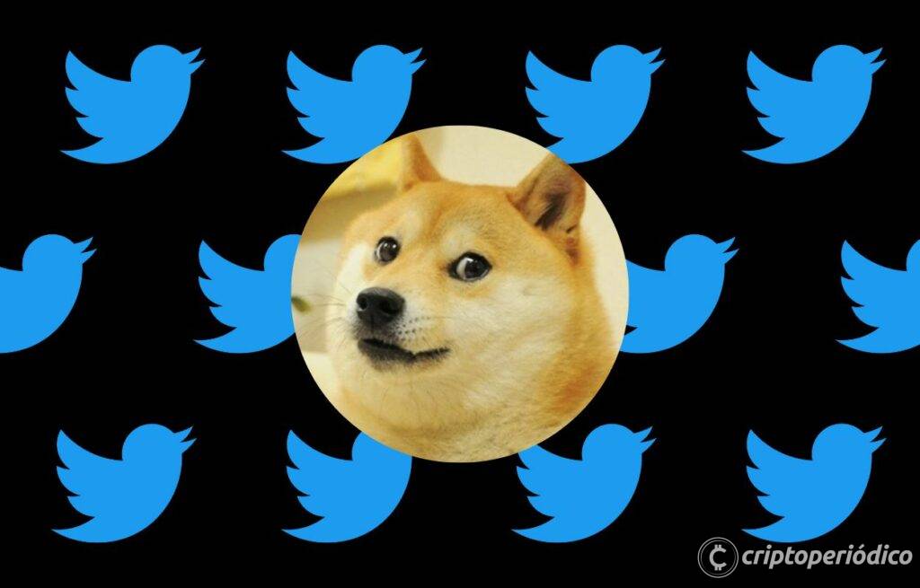Doge cobra protagonismo tras Twitter cambiar su icónico pájaro por el logotipo de Dogecoin