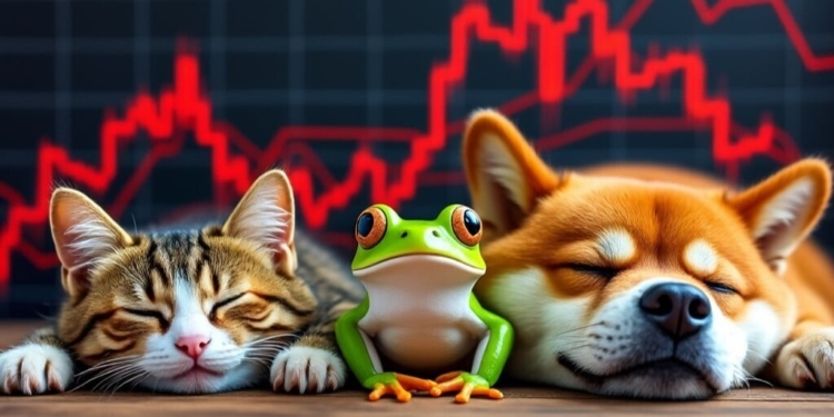 Dogecoin cae un 10%, pero otras memecoins registran pérdidas mayores