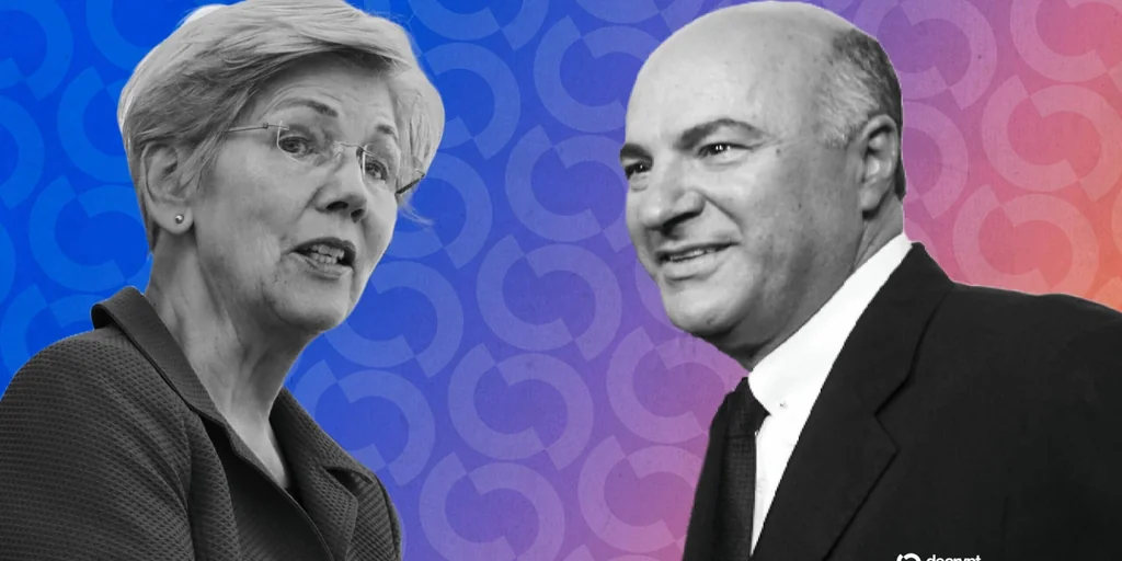 Kevin O’Leary de Shark Tank responde a las críticas de Warren sobre las stablecoins: ¡una opinión sorprendente!