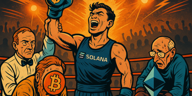 Solana deja atrás a Ethereum y Bitcoin con récords de ingresos en la red 1 Solana deja atrás a Ethereum y Bitcoin con récords de ingresos en la red