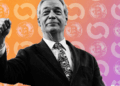 Nigel Farage propone revolucionar el Reino Unido: recortes en ganancias de cripto y respaldo a Bitcoin.