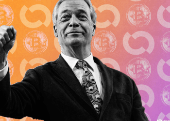 Nigel Farage propone revolucionar el Reino Unido: recortes en ganancias de cripto y respaldo a Bitcoin.