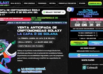 Descubre Solaxy, la L2 de Solana que promete revolucionar el sector en sus últimas horas de lanzamiento.