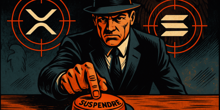 La SEC sorprende al suspender el controvertido ETF de Grayscale que incluye Solana y XRP