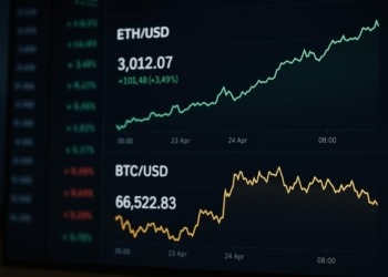 Los flujos de inversión en Ethereum superan a los de Bitcoin por primera vez en seis días