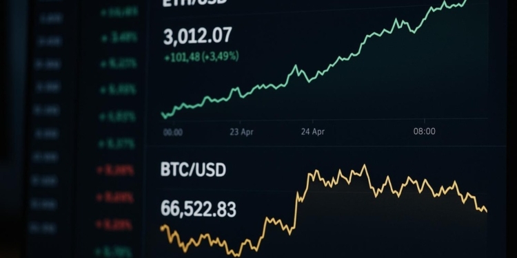 Los flujos de inversión en Ethereum superan a los de Bitcoin por primera vez en seis días