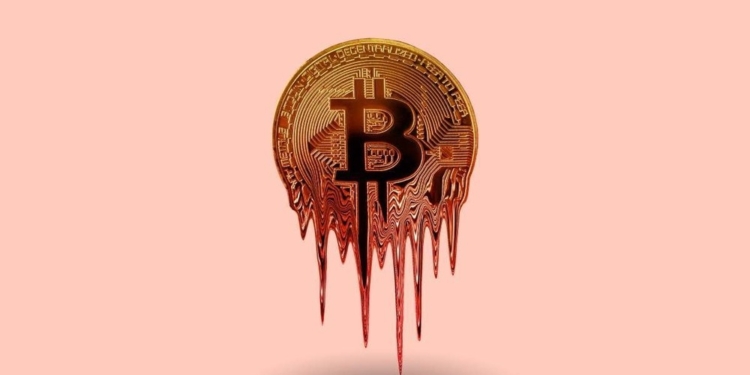 El bitcoin se desploma más de un 11% en solo nueve días y se encamina a su peor mes desde febrero.