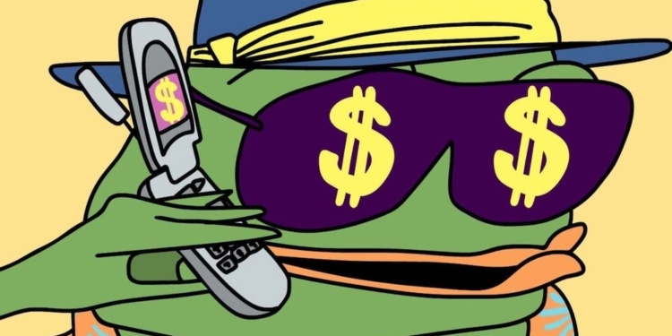 Wall Street Pepe arrasa con 2.000 millones de WEPE en Ethereum y lanza al público su impactante primera colección NFT. 1 Wall Street Pepe arrasa con 2.000 millones de WEPE en Ethereum y lanza al público su impactante primera colección NFT.