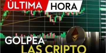 La caída de las criptomonedas: Ethereum se desploma un 5 % tras las nuevas cifras de inflación en EEUU.