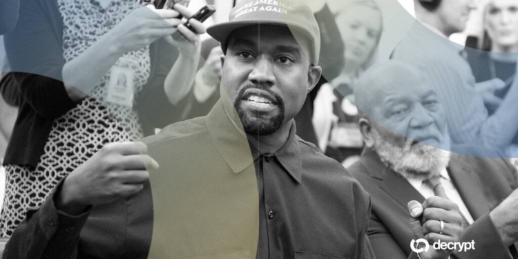 Kanye West sorprende al mundo con el lanzamiento de su Token YZY en Solana, alcanzando un impresionante debut de $3.000 millones.