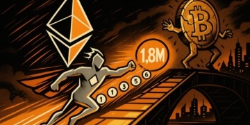 Ethereum alcanza nuevas alturas mientras Bitcoin sufre una caída drástica en agosto