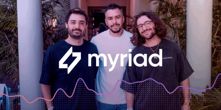 Myriad supera los 10 millones en volumen de trading en USDC, mientras los mercados de predicción emergen como la nueva sensación en DeFi. 1 Myriad supera los 10 millones en volumen de trading en USDC, mientras los mercados de predicción emergen como la nueva sensación en DeFi.