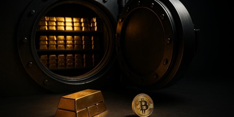 Bitcoin sorprende al alza en medio del desplome de las acciones y la escalada del oro.