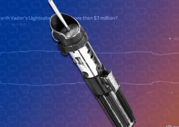 El sable de luz de Darth Vader podría superar los 3 millones de dólares en la subasta de esta semana, ¡y esto es solo el principio!