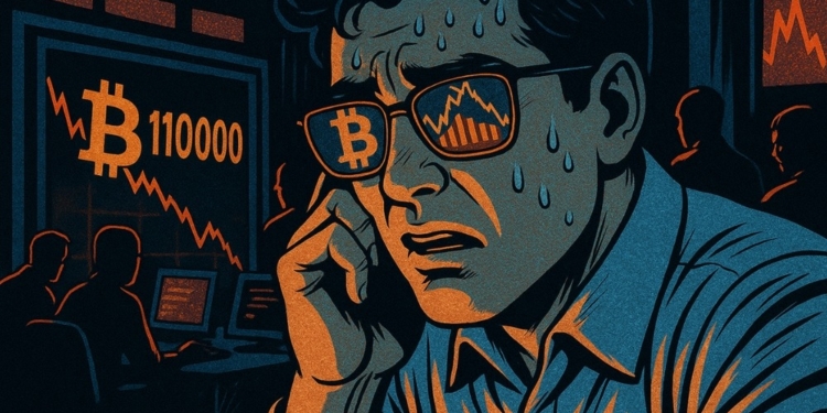 La cautela de los traders persiste ante la resistencia de los 110,000 dólares en Bitcoin.