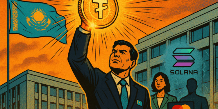 Kazajistán revoluciona el paisaje financiero con el lanzamiento de su stablecoin nacional respaldada por Solana 1 Kazajistán revoluciona el paisaje financiero con el lanzamiento de su stablecoin nacional respaldada por Solana