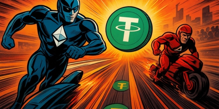 Ethereum se destaca nuevamente en el mundo del USDT y desplaza a Tron: ¿qué está sucediendo? 1 Ethereum se destaca nuevamente en el mundo del USDT y desplaza a Tron: ¿qué está sucediendo?