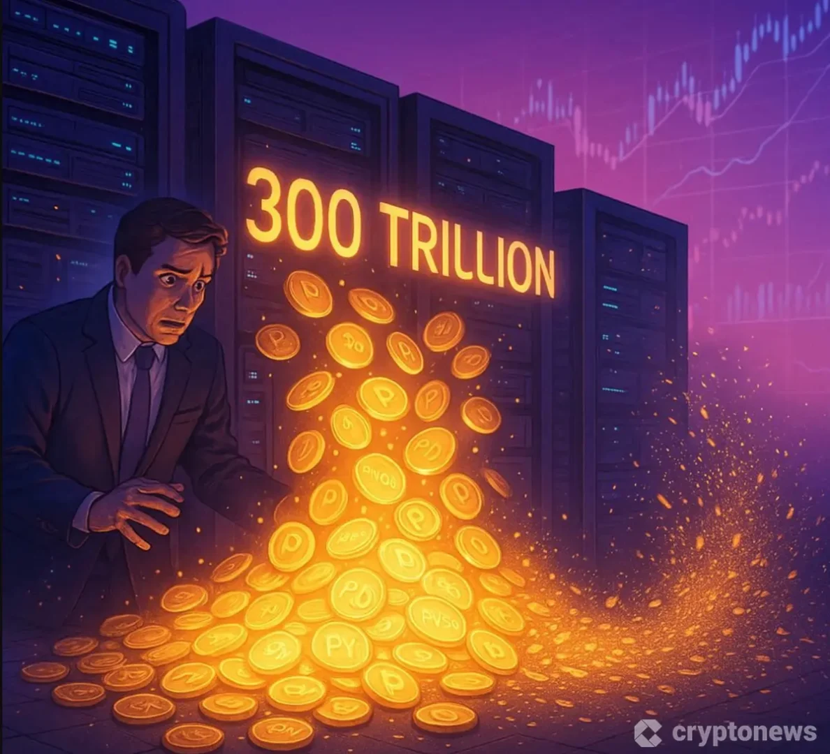 Paxos acuña por error 300 billones de dólares en stablecoins y supera el PIB mundial