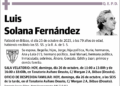La inesperada despedida de Luis Solana Fernández: un legado que queda en la memoria 10 La inesperada despedida de Luis Solana Fernández: un legado que queda en la memoria