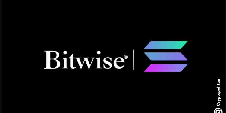 Bitwise lanza un ETF de staking en Solana y sorprende con 55,4 millones de dólares en su estreno. 1 Bitwise lanza un ETF de staking en Solana y sorprende con 55,4 millones de dólares en su estreno.