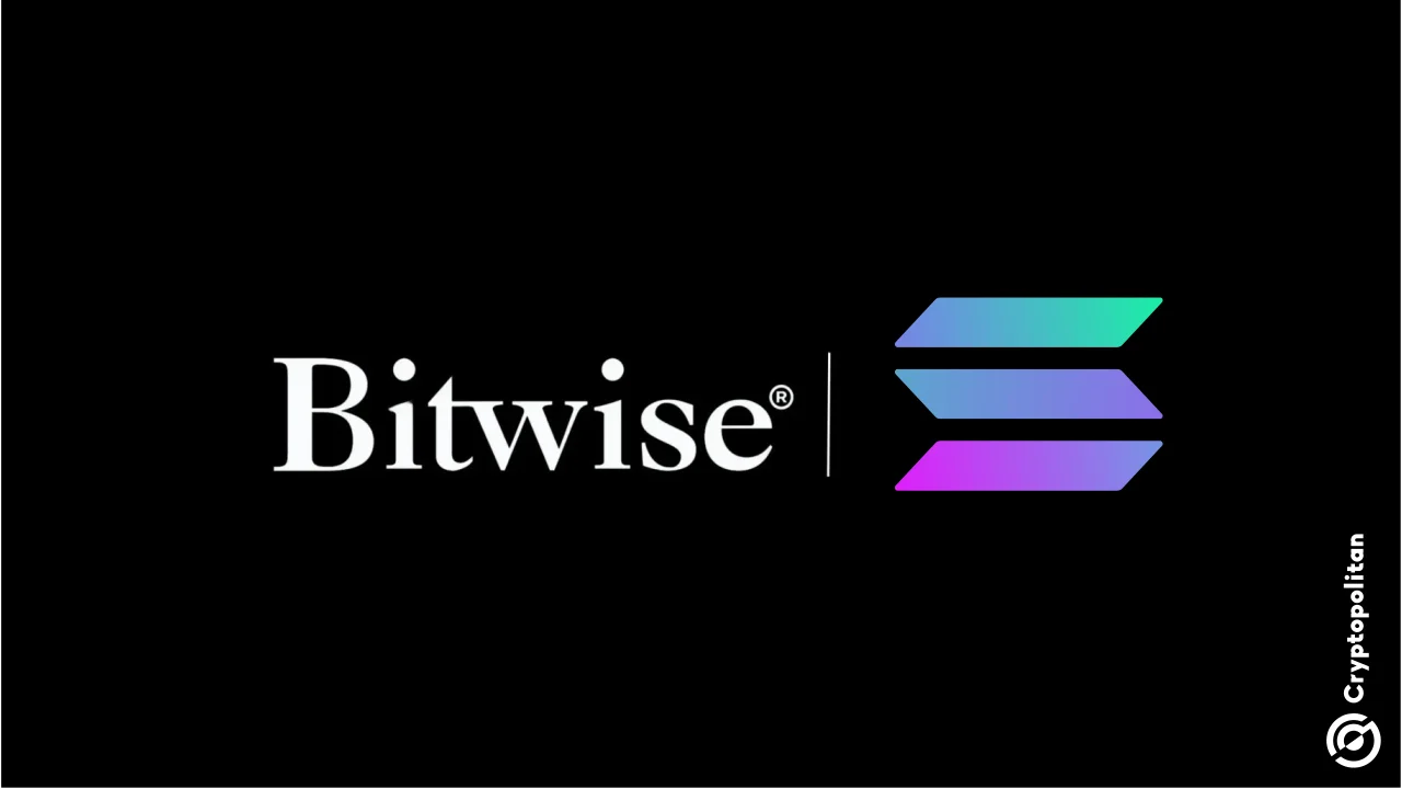 Bitwise lanza un ETF de staking en Solana y sorprende con 55,4 millones de dólares en su estreno. 1 Bitwise lanza un ETF de staking en Solana y sorprende con 55,4 millones de dólares en su estreno.