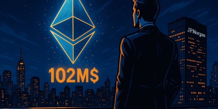 JPMorgan apuesta fuerte por Ethereum con una inversión estratégica de 102 millones de dólares