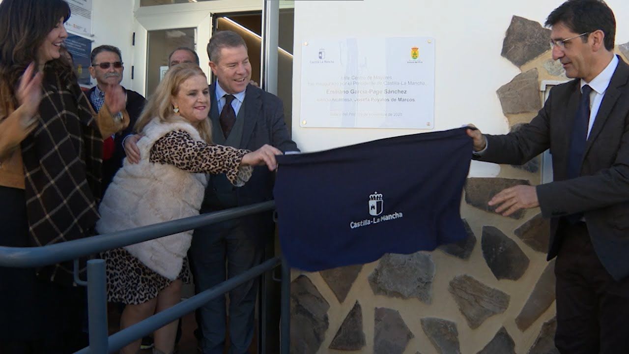 Emiliano García Page da el pistoletazo de salida a un nuevo Centro de Mayores y una vital carretera en Solana del Pino 1 Emiliano García Page da el pistoletazo de salida a un nuevo Centro de Mayores y una vital carretera en Solana del Pino