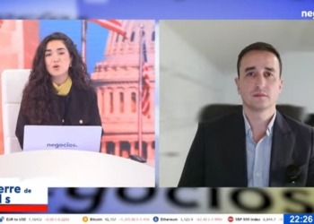 Sergio Ávila desvela las claves del oro, el Bitcoin y el SP 500 en Negocios TV. 3 Sergio Ávila desvela las claves del oro, el Bitcoin y el SP 500 en Negocios TV.