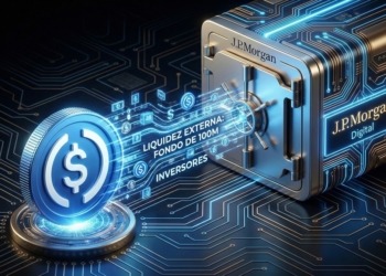 JPMorgan hace historia con su primer fondo tokenizado en Ethereum, respaldado por 100 millones de dólares en capital. 4 JPMorgan hace historia con su primer fondo tokenizado en Ethereum, respaldado por 100 millones de dólares en capital.