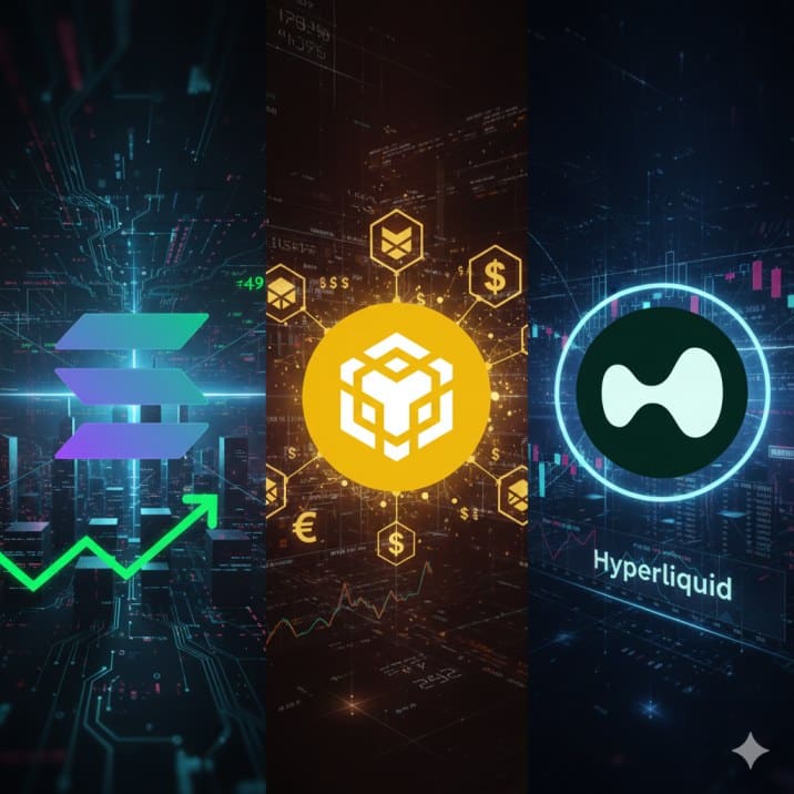 Descubre las últimas novedades y precios actualizados de criptomonedas: Solana, BNB y Hyperliquid al instante