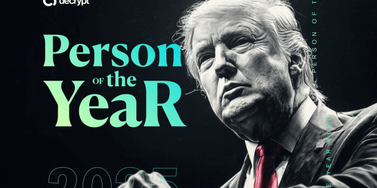 Donald Trump, el inesperado protagonista del Año 2025 según Decrypt