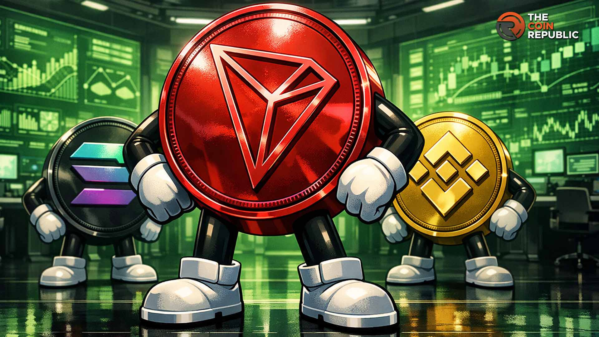 Tron supera a Solana y BNB en la carrera por convertirse en la red DeFi más lucrativa.