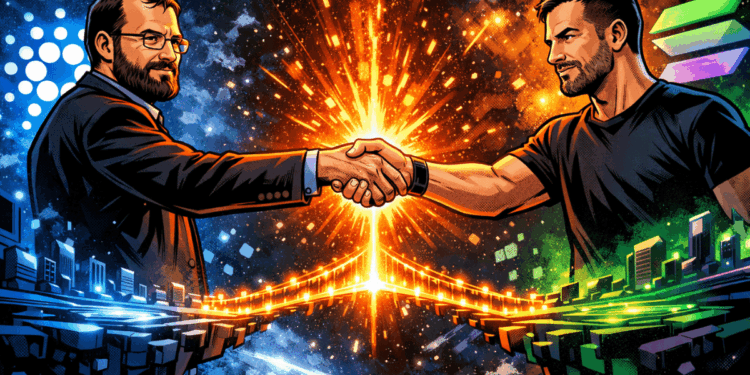 Un innovador lazo entre Cardano y Solana: Charles Hoskinson y Anatoly Yakovenko presentan su nuevo puente blockchain.