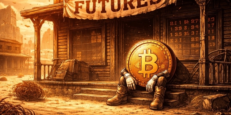 La disminución del interés en futuros amenaza la estabilidad del Bitcoin 1 La disminución del interés en futuros amenaza la estabilidad del Bitcoin