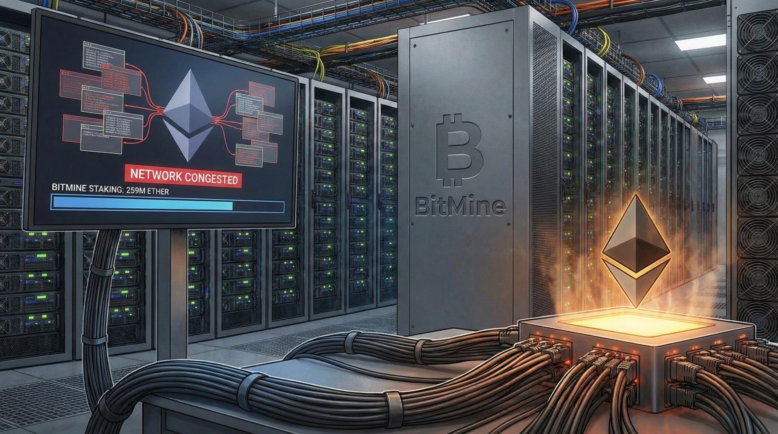 BitMine desata la locura en la red con un asombroso staking de 259 millones en Ether