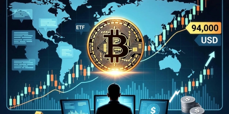 Bitcoin se acerca a su mejor momento en un mes y vuelve a captar la atención por el aumento de inversiones arriesgadas.