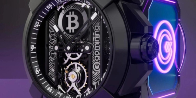 Jacob Co lanza un reloj innovador que une lujo y criptomonedas por más de 30.000 €