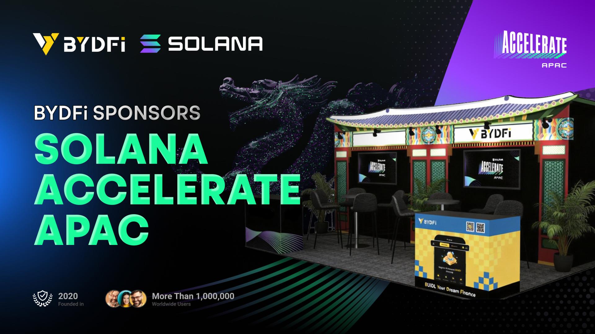BYDFi da un paso decisivo en el ecosistema Solana durante Consensus Hong Kong al unirse a Solana Accelerate APAC.