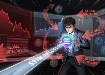 Solana desafía las tendencias del mercado: fondos recaudan 31 millones de dólares mientras el sector cripto se desangra con pérdidas de 173 millones.