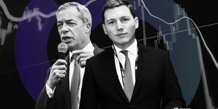 Un aliado de Nigel Farage pierde medio millón de dólares en Polymarket apostando en contra de un conflicto entre EEUU e Irán.