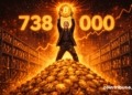 Una inversión monumental: Strategy adquiere 1,28 mil millones de dólares en Bitcoin y supera los 738,000 BTC