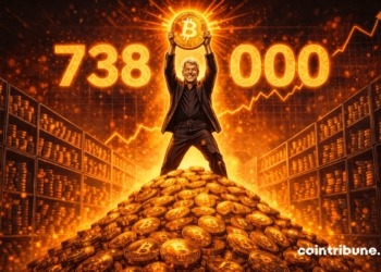 Una inversión monumental: Strategy adquiere 1,28 mil millones de dólares en Bitcoin y supera los 738,000 BTC